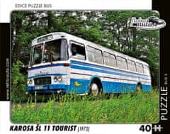 RETRO-AUTA© Puzzle BUS 03 - KAROSA ŠL 11 TOURIST (1973) 40 dílků