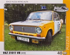 RETRO-AUTA© Puzzle č. 02 - VAZ 21011 VB (1979) 40 dílků