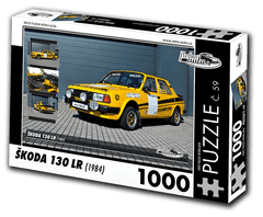 RETRO-AUTA© Puzzle č. 59 - ŠKODA 130 LR (1984) 1000 dílků