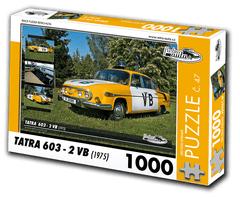 RETRO-AUTA© Puzzle č. 47 - TATRA 603 - 2 VB (1975) 1000 dílků