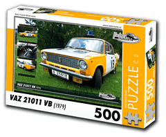 RETRO-AUTA© Puzzle č. 02 - VAZ 21011 VB (1979) 500 dílků