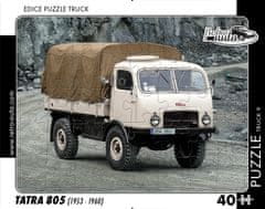 RETRO-AUTA© Puzzle TRUCK 09 - Tatra 805 (1953 - 1960) 40 dílků