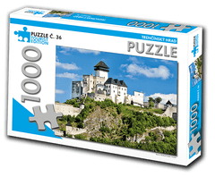 RETRO-AUTA© PUZZLE TOURIST č. 36 - Trenčínský hrad 1000 dílků