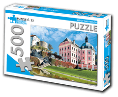 RETRO-AUTA© PUZZLE TOURIST č. 22 - Bečov nad Teplou 500 dílků