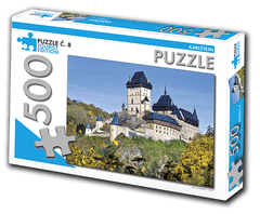 RETRO-AUTA© PUZZLE TOURIST č. 8 - Karlštejn 500 dílků