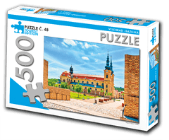 RETRO-AUTA© PUZZLE TOURIST č. 48 - Velehrad - bazilika 500 dílků