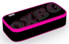 Oxybag Školní penál etue komfort jednopatrový Black Line Pink