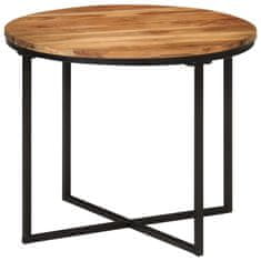 shumee Konferenční stolek 55x55x45 cm masivní akáciové dřevo a železo