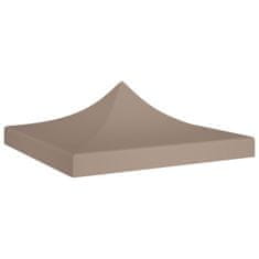 Vidaxl Střecha k party stanu 2 x 2 m taupe 270 g/m²