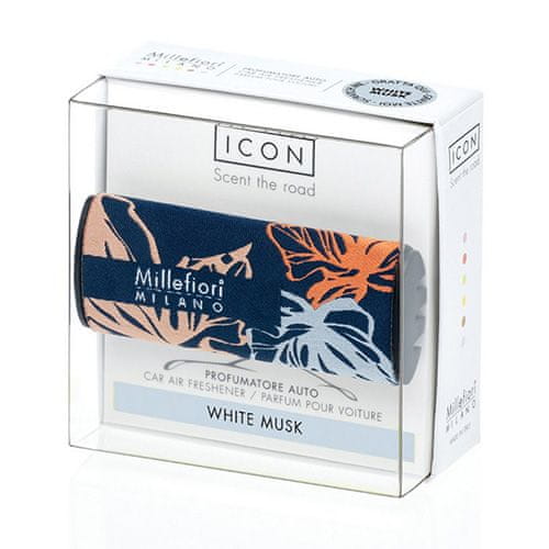 Millefiori Milano Vůně do auta Icon Textil, White Musk, Icon, Textil, Bílé pižmo