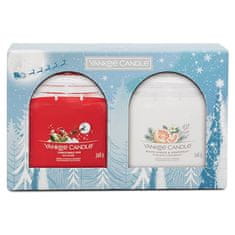 Yankee Candle Dárková sada svíček , Štědrý večer, Bílý smrk a grapefruit, 2 x 368 g, 1738656E