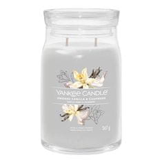 Yankee Candle Svíčka ve skleněné dóze , Kouřová vanilka a kašmír, 567 g