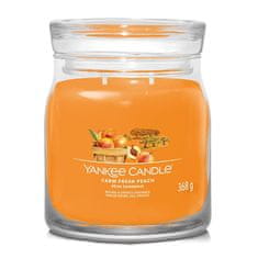 Yankee Candle Svíčka ve skleněné dóze , Čerstvá farmářská broskev, 368 g