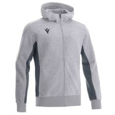 Macron TRUMPET FULL LENGTH ZIP HOODIE GRY MEL/ANT, TRUMPET FULL LENGTH ZIP HOODIE GRY MEL/ANT | 91821928 | XXS