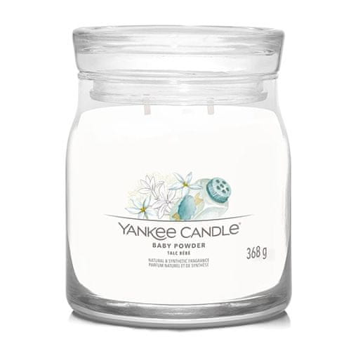 Yankee Candle Svíčka ve skleněné dóze , Dětský pudr, 368 g