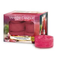 Yankee Candle Svíčky čajové , Gin Fizz z granátového jablka, 12 ks