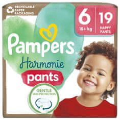 Pampers Harmonie Baby pants vel. 6, 19 ks, 15kg+