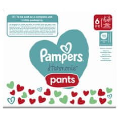 Pampers Harmonie Baby pants vel. 6, 132 ks, 15kg+ - měsíční balení