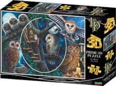 Prime 3D Puzzle Vznešené sovy 3D 500 dílků