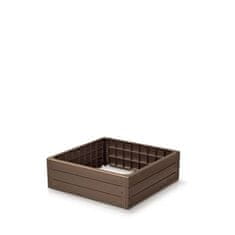 Prosperplast Vyvýšený záhon 756x250mm, hnědý BASE WOODY IBWS-7587U