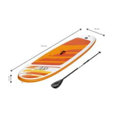 Bestway Paddle Board Aqua Journey Set, 2,74m x 76cm x 12cm