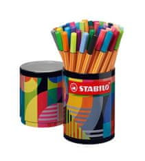 Stabilo Linery "Point 88 ARTY", 45 barev, 0,4 mm, plechová krabička, 88/45-2-20