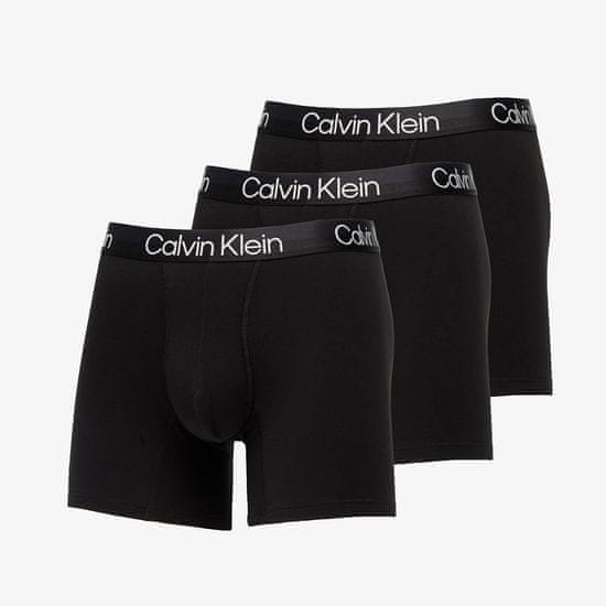 Calvin Klein Boxerky Structure Cotton Boxer Brief 3-Pack Black S