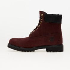 Timberland Tenisky 6 Inch Lace Up Waterproof Boot Burgundy EUR 46 Červená