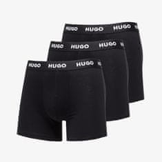 Hugo Boss Boxerky Logo-Waistband Boxer Briefs 3-Pack Black L Černá