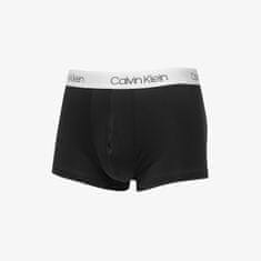 Calvin Klein Boxerky Microfibertretch-Low Rise Boxer 3-Pack Black/ Tigers Eye/ Lunar Rock M Černá