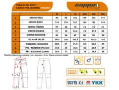 Cappa Racing Kalhoty moto pánské FIORANO textilní šedé / bílé M