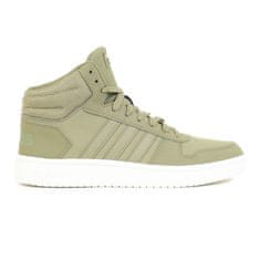 Adidas Boty olivové 43 1/3 EU Hoops 20 Mid