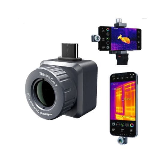 InfiRay XH09 Thermal Eye termovizní monokulár a termokamera na mobil, 384x288, s držákem, Android