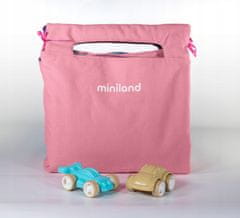 MINILAND Hrací deka s 2 autíčky Víla, růžová