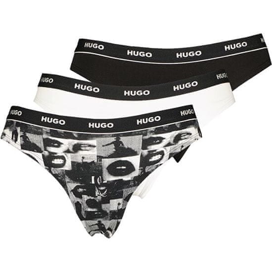 Hugo Boss 3 PACK - dámská tanga HUGO 50495870-120