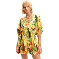 Desigual Dámské plážové šaty Swim Top Tropical 24SWMW238009 (Velikost L)