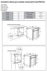 Philco vestavná horkovzdušná trouba POB 7810 CBX