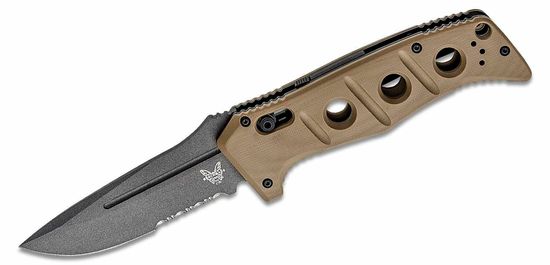 Benchmade 2750SGY-3 SIBERT, AUTO ADAMAS, AXIS, STUD TUNGSTEN GRAY S