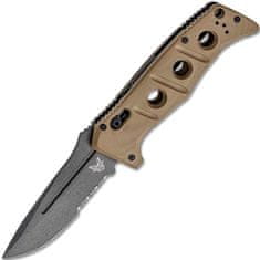 Benchmade 2750SGY-3 Sibert automatický taktický nůž 9,6 cm, šedá, hnědá, G10, nylonův pouzdro