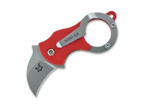 Fox Knives 01FX327 MINI-KA RED malý kapesní nůž - karambit 2,5 cm, červená, FRN