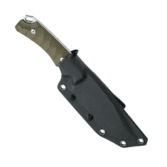 Fox Knives BF-756 OD BLACK LYNX taktický nůž 11 cm, Stonewash, zelená, G10