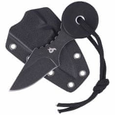 Fox Knives BF-753 BLACK ARROW FIXED CLIP POINT BLADE STAINLESS STEEL 440C BLACK IDROG. SW,G10 BLAC