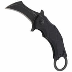 Fox Knives FE-016 EDGE THE CLAW 2 kapesní taktický nůž - karambit 6,9 cm, Stonewash, černá, G10