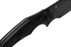 Fox Knives FE-020 EDGE LYCOSA 2 BLACK taktický nůž 12,3 cm, Stonewash, černá, G10