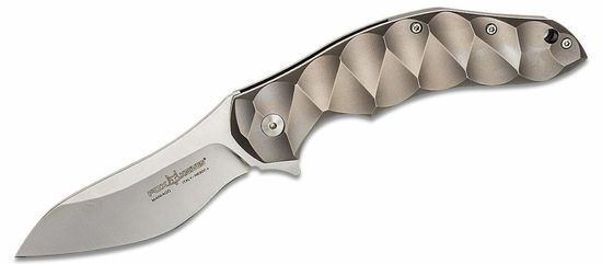 Fox Knives FX-302 FLIPPER kapesní nůž 9 cm, Satin, titan