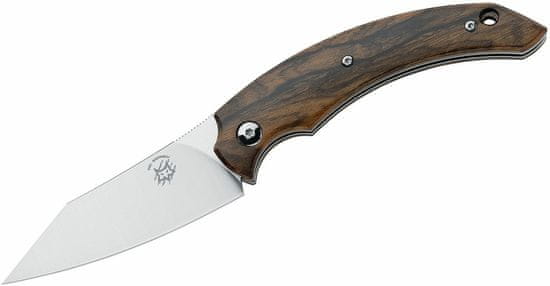 Fox Knives FX-518 ZW SLIM DRAGOTAC "PIEMONTES" kapesní nůž 8 cm, dřevo Ziricote, kožené pouzdro