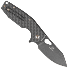 Fox Knives FX-527LI CF FOX kniva VOX YARU FOLDING KNIFE STAINLESS STEEL M398 PVD STONEWASHED BLD,CARBON FIBER