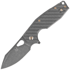 Fox Knives FX-527LI CF FOX kniva VOX YARU FOLDING KNIFE STAINLESS STEEL M398 PVD STONEWASHED BLD,CARBON FIBER