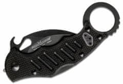 Fox Knives FX-599 XT Karambit taktický kapesní nůž 6,5 cm, celočerná, G10