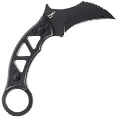 Fox Knives FX-803 TRIBAL K pevný nůž - karambit 7,8 cm, celočerná, G10, pouzdro Kydex